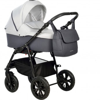 Коляска 2в1 INDIGO CHARLOTTE Sity cs 05 (т.серый+св.серый)