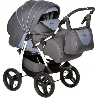 Коляска-трансформер INDIGO MAXIMO ma 12 (тем.графит+графит)